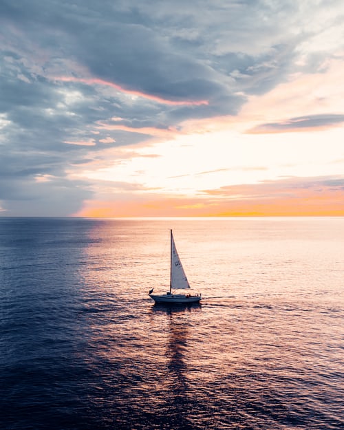 sailboat in ocean